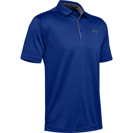 Under Armour Tech Men's Polo Shirt,Royal/Graphite,Large