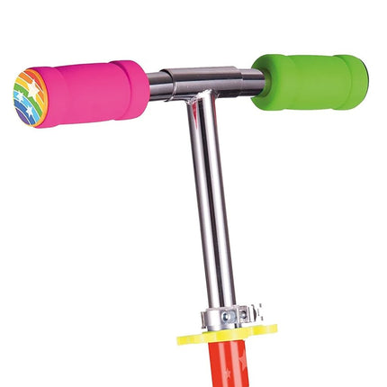Ozbozz RAINBOW SCOOTER with Friction Activated Light Up Wheels