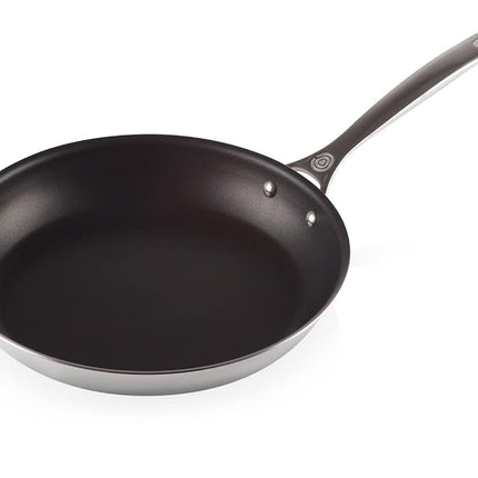 Sartén antiadherente de acero inoxidable de tres capas de 30 cm Le Creuset