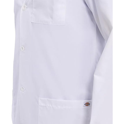Dickies Unisex 40-Inch Lab Coat, White, X-Small