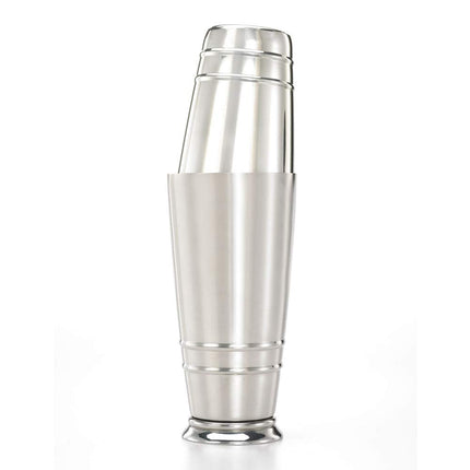 Barfly Cocktail Tin, Set (18 oz and 28 oz), Stainless Steel w/Embossed Ribs