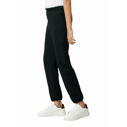 Gildan Kids' Elastic Bottom Youth Sweatpants, Black, Medium