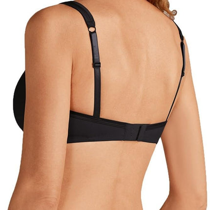 AMOENA Women's Lara Satin Pocketed Seamless Wire Free Tshirt Bra, Nude, 38DD