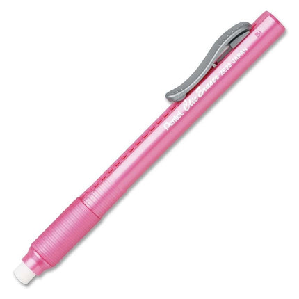Eraser, Retractable, Refillable, Pink, Sold as 1 E