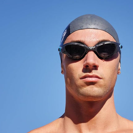 ARENA The One Swimming Goggles, Adult Unisex Pool Goggles with Wide Lenses, UV Protection, Self-Adjusting Nose Bridge, Orbit-Proof Seals, Anti-Fog Lenses