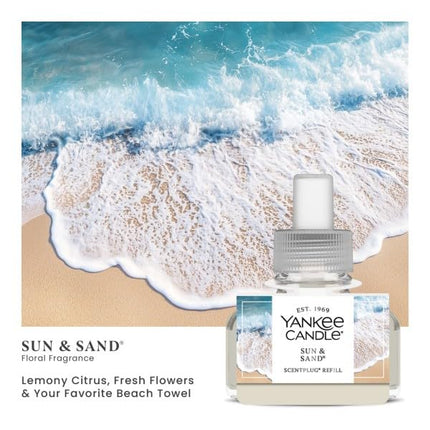 Yankee Candle ScentPlug Refill, Sun & Sand, 1 CT (Pack of 4)