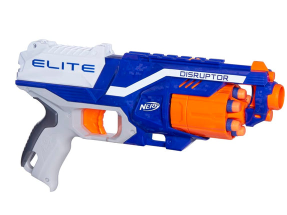NERF Disruptor Elite Blaster - 6-Dart Rotating Dru