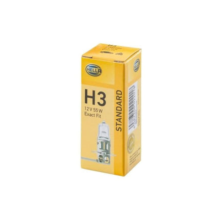 HELLA 1NB 005 860-221 Halogen-Front Fog Light - Comet 450-12V - rectangular - mounting - Yellow diffusing lens - Lens Colour: Yellow - right/left