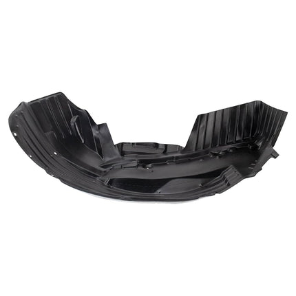 TRQ Front Left Rearward Inner Fender Liner Black Drivers Side Compatible with 2016-2018 Nissan Titan XD NI1248170