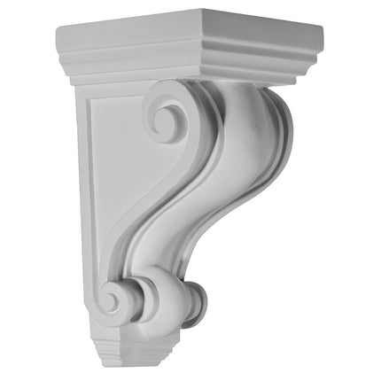 Ekena COR05X05X09DE 5 1/4-Inch Width x 5 1/4-Inch Depth x 9 1/2-Inch Height Devon Corbel - Primed