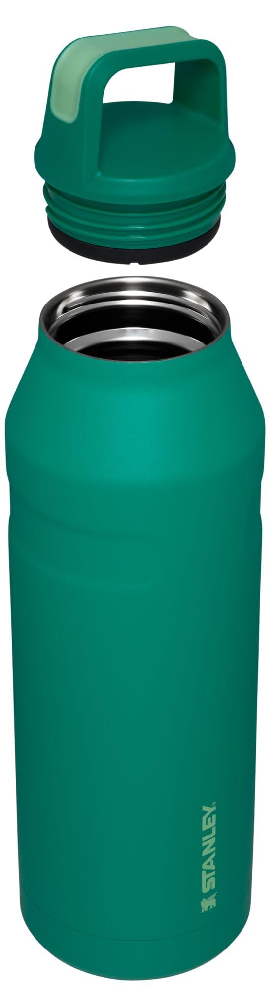 STANLEY IceFlow Cap and Carry Bottle - Lightweight, Leakproof, and Insulated for Maximum Cold Retention - Sustainable 90% Recycled Stainless Steel, Alpine, 50oz