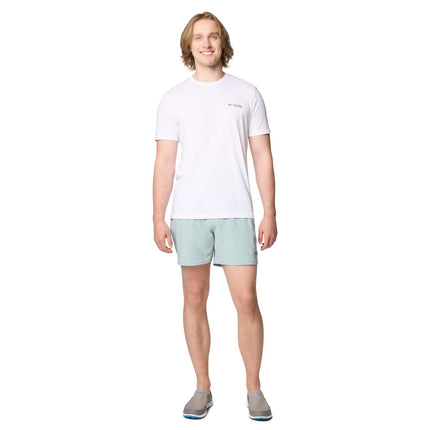 Columbia Men's Terminal Roamer Stretch Short Hiking, Crushed Blue, 1X-8" Inseam