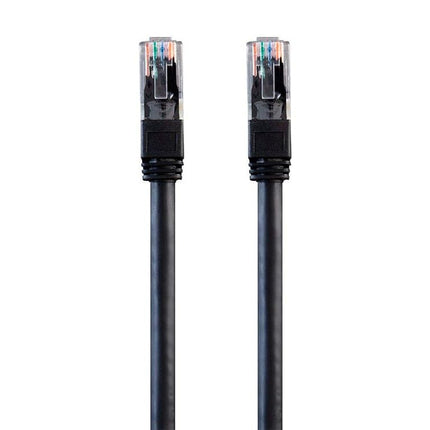 Monoprice Cat6 Outdoor Rated Ethernet Patch Cable - 25 Feet - Black | Snagless RJ45, Stranded, 550MHz, UTP, Pure Bare Copper Wire, 24AWG
