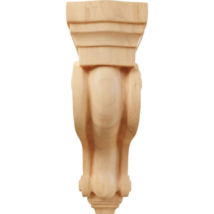 Ekena COR03X06X10TSRO 3 3/8-Inch Width x 6 1/2-Inch Depth x 10 1/2-Inch Height Boston Traditional Scroll Corbel - Red Oak
