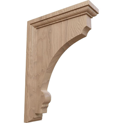 Ekena BKTW02X07X10TMGM 2 1/2-Inch Width x 7-Inch Depth x 10-Inch Height Large Thompson Wood Bracket - Mahogany