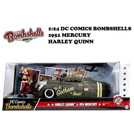 Jada 1:24 1951 Mercury w/Harley Quinn Fi