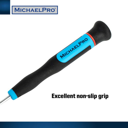MichaelPro MP002007 7-Pieces Precision Screwdriver Set, Repair Tool Kit with Comfortable Non-Slip Grip for Electronics, Eyeglasses, Jewelry and Watches