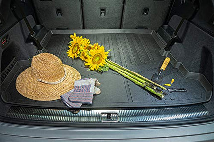 SMARTLINER All Weather Custom Fit Black Cargo Liner Behind 2nd Row for 2021 Kia Sorento