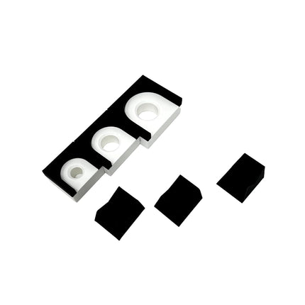 3D Tool Trays MagAttach Ratchet Organizer Kit (3 Piece Set (2-Pack), White/Black)
