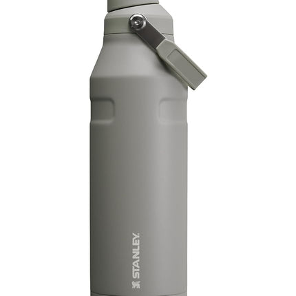 Stanley IceFlow Fast Flow Water Bottle 50 OZ | Angled Spout Lid | Lightweight & Leakproof for Travel & Gym | Insulated Stainless Steel | BPA-Free | Ash