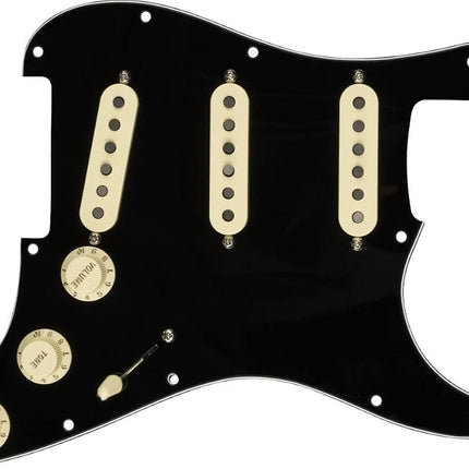 Fender Vintage Noiseless Prewired Stratocaster Pickguard - 3-Ply Black