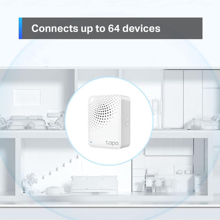 Tapo Smart Hub with Built-in Chime, H100, 2.4GHz Wi-Fi Required