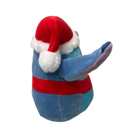 Squishmallows - Stitch de 9" con gorro y bufanda de Papá Noel