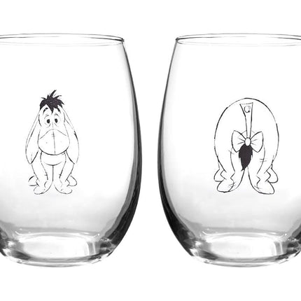 Winnie The Pooh Collectible Wine Glass Set (Eeyore
