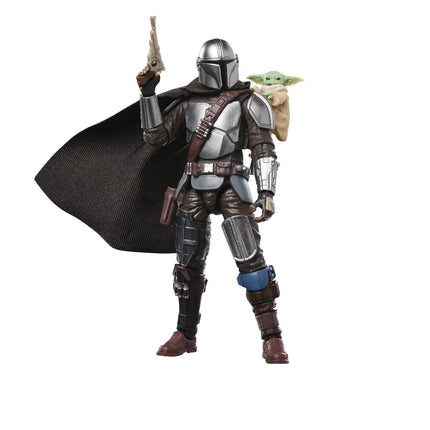 Star Wars The Vintage Collection The Mandalorian & Grogu, The Mandalorian & Grogu Deluxe 9.5-cm Collectible Action Figure