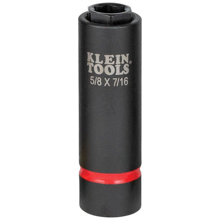 Klein Tools 66062 2-in-1 Deep Impact Socket, 6-Poi