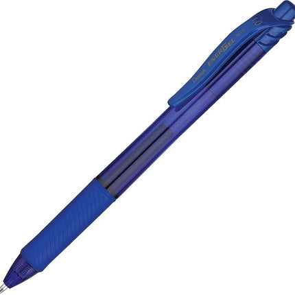 EnerGel X Retractable Gel Rollerball Pen, 1.00mm Tip, Blue Ink, (1 Pack of 12 Pens)