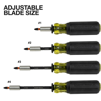 Klein Tools 33803 Proflex 42-Bit Impact Driver Bit Set with Modular Case, S2 Steel, Magnetic, Adjustable Screwdriver