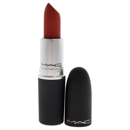 MAC Powder Kiss Lipstick - 316 Devoted To Chili For Women 0.1 oz Lipstick