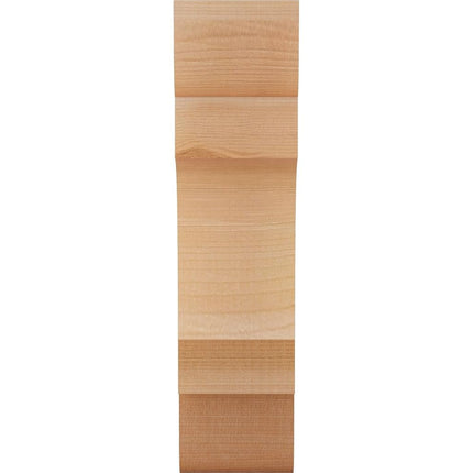 Ekena Millwork COR04X06X14NEB00SWR 3 1/2"W x 6"D x 14"H New Brighton Smooth Corbel, Western Red Cedar