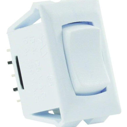 JR Products 12695 White SPDT Mom-On/Off/Mom-On Switch