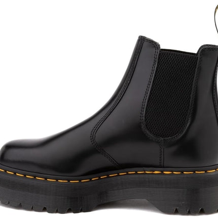 Dr. Martens mens Chelsea BootsVegan 2976, Black, 14 Women/13 Men