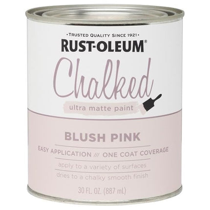 Rustoleum 285142 30 Oz Blush Pink Chalked Ultra Matte Paint