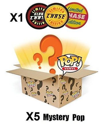 Funko Set of 6 Pop figures Includes 1 Chase Figure (Design may vary)