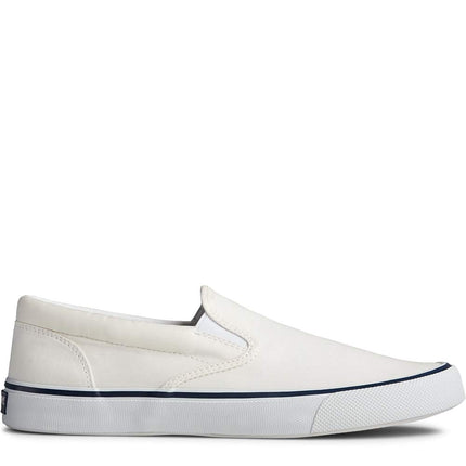 Sperry Men's Striper II Slip On Sneaker, Sw White, 4 M US