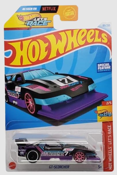 Hot Wheels GT-Scorcher, Blue, Car, Diecast, 1:64 S
