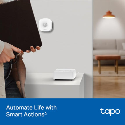 TP-Link Tapo Smart Hub with Built-in Alarm & Chime, Requires 2.4GHz Wi-Fi, Reliable Long-Range Connections w/Tapo Camera, Doorbell and Sensors, Ultra-Low Power Wireless Protocol (Tapo H200)