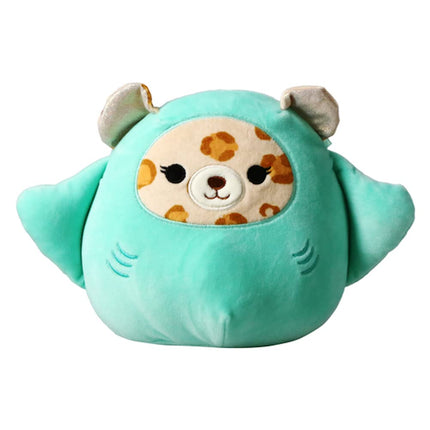 Squishmallows Peluche officielle Kellytoy 19 cm, jouet en peluche moelleux (Lexie le guépard en costume de raie)