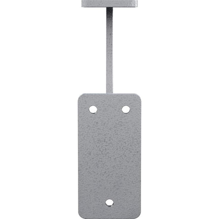 Ekena Millwork BKTM02X07X07BRHLB 2 inch W x 7 inch D x 7 inch H Bradford Steel Bracket, Hammered Light Blue