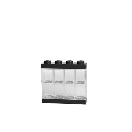 Lego Minifigure Stackable Display Case 8, Black