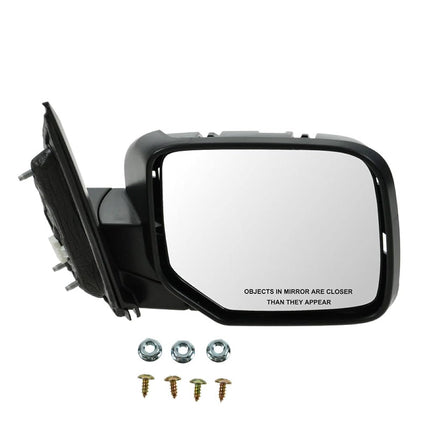 Side View Mirror Power Black Passenger Right RH fo