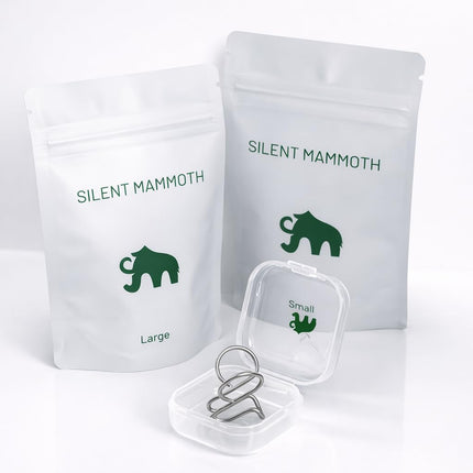 Silent Mammoth Reusable Adjustable Nasal Dilator (Large) Opens Nose to Breathe Easily