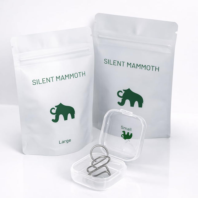 Silent Mammoth Reusable Adjustable Nasal Dilator (Large) Opens Nose to Breathe Easily