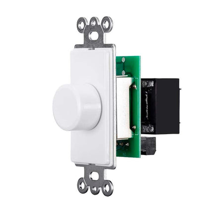 Monoprice RVC25-70 70V Rotary in-Wall/Inline Speaker Volume Control, 25-Watt, 11 Volume Positions, for 70V Music Systems, White, Model Number: 138162