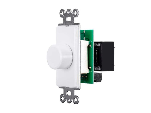 Monoprice RVC25-70 70V Rotary in-Wall/Inline Speaker Volume Control, 25-Watt, 11 Volume Positions, for 70V Music Systems, White, Model Number: 138162