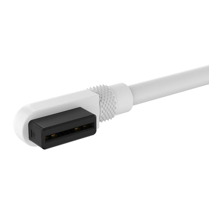 CORSAIR iCUE Link Slim Cables - 2X 200mm Straight/Slim 90° - White